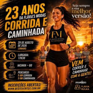 23 Anos da Flávia’s Modas – Corrida e Caminhada
